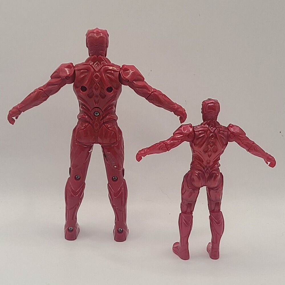 Red Ranger 12" Action Figure, Saban's Power Rangers : The Move 2016 Lot Of 2 - Picture 2 of 2